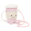 Jellycat Amuseables Coffee-To-Go Pink Bag