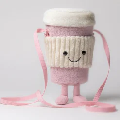 Jellycat Amuseables Coffee-To-Go Pink Bag