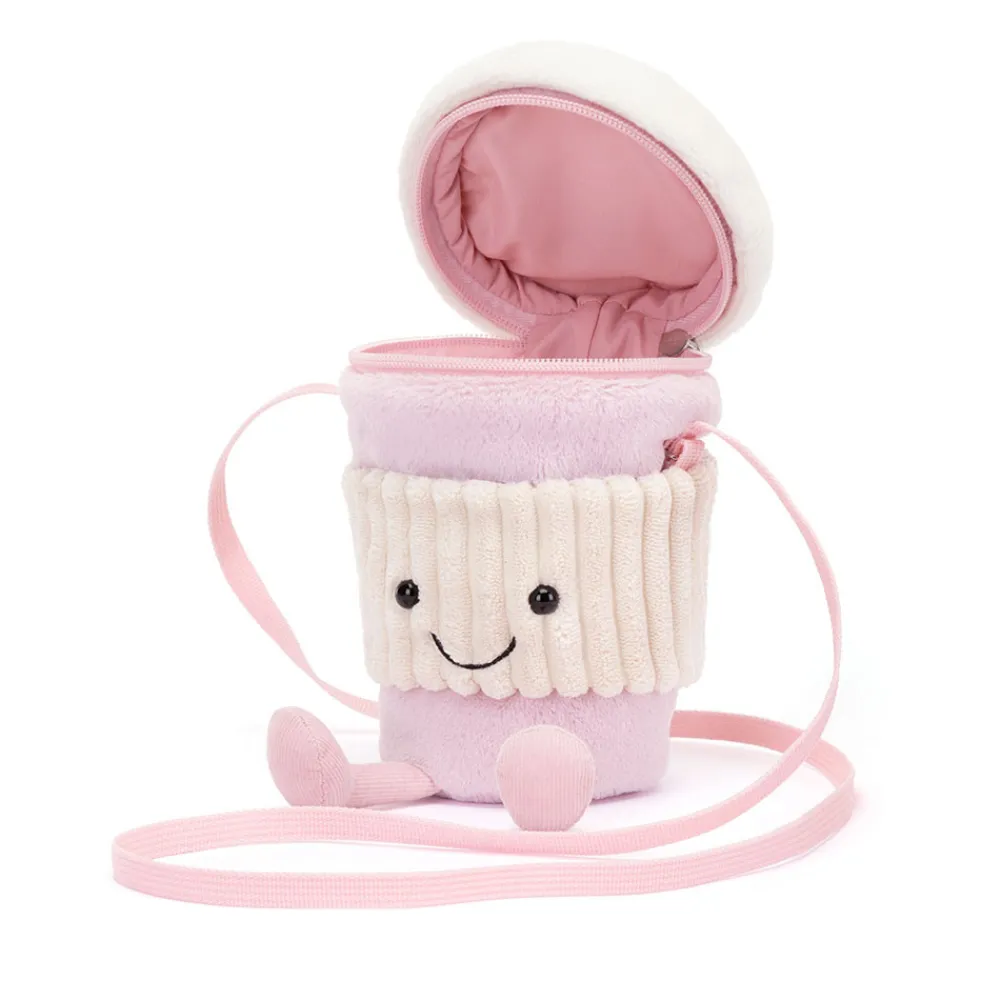 Jellycat Amuseables Coffee-To-Go Pink Bag