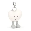 Jellycat Amuseables Cream Heart Bag Charm