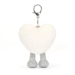 Jellycat Amuseables Cream Heart Bag Charm