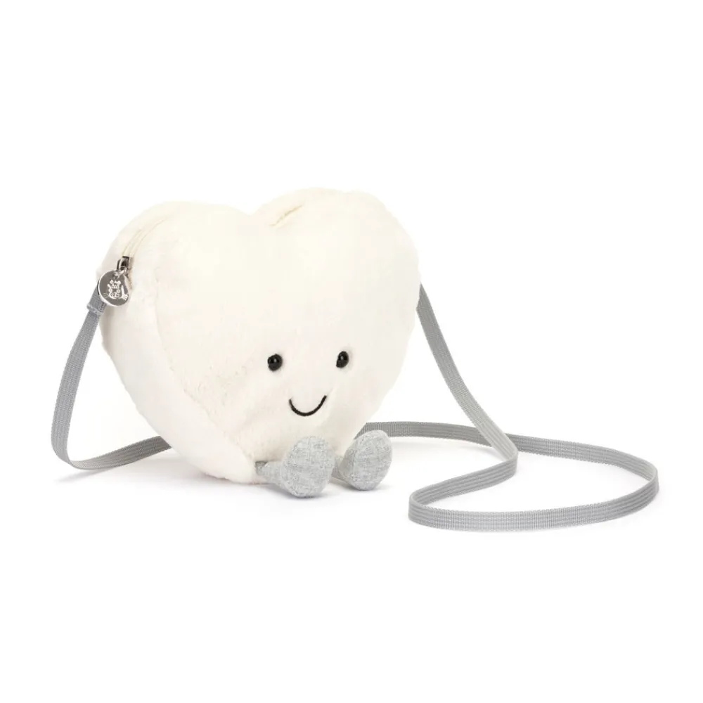 Jellycat Amuseables Cream Heart Bag