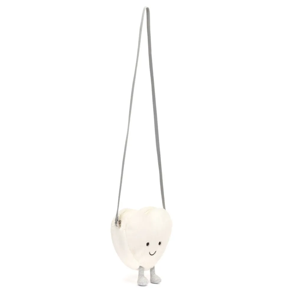 Jellycat Amuseables Cream Heart Bag