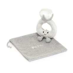 Jellycat Amuseables Diamond Ring with Personalised Bag