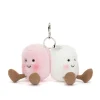 Jellycat Amuseables Pair of Marshmallows Bag Charm