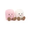 Jellycat Amuseables Pink and White Marshmallows