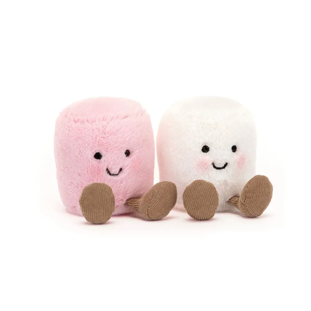 Jellycat Amuseables Pink and White Marshmallows