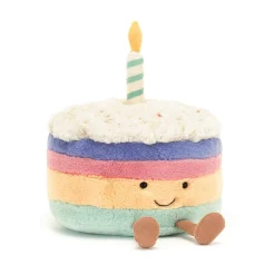Jellycat Amuseables Rainbow Birthday Cake