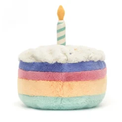 Jellycat Amuseables Rainbow Birthday Cake