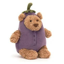 Jellycat Bartholomew Bear Aubergine
