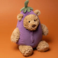 Jellycat Bartholomew Bear Aubergine