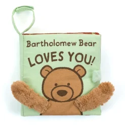Jellycat Bartholomew Bear Loves You Book