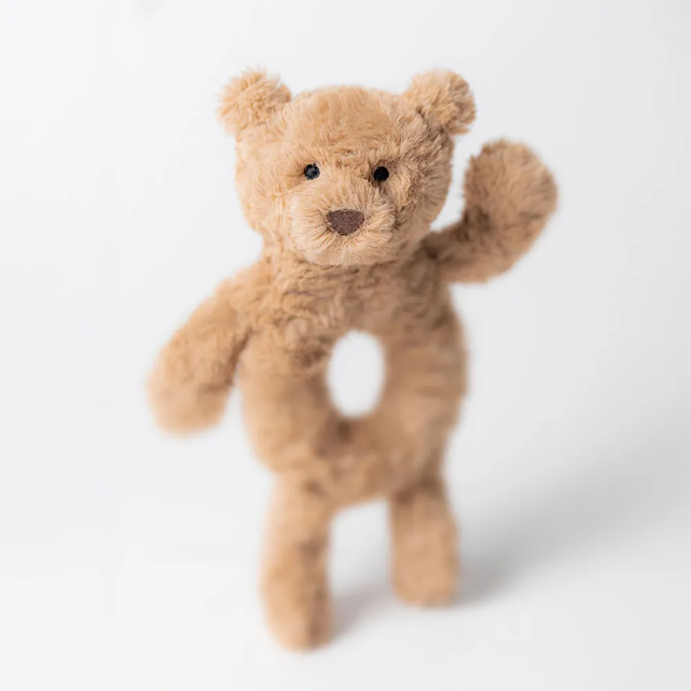 Jellycat Bartholomew Bear Ring Rattle