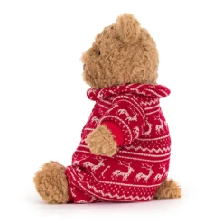 Jellycat Bartholomew Bear Winter Pyjamas