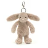 Jellycat Bashful Beige Bunny Bag Charm