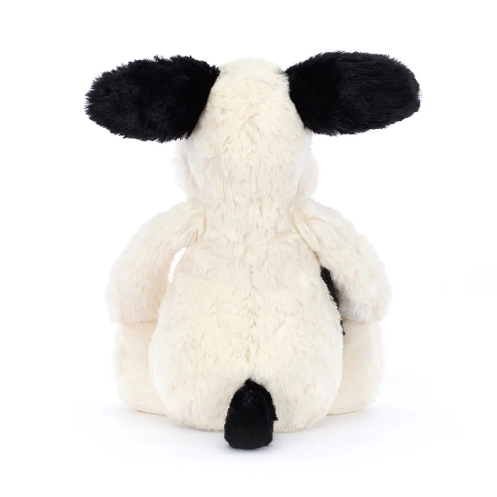 Jellycat Bashful Black & Cream Puppy