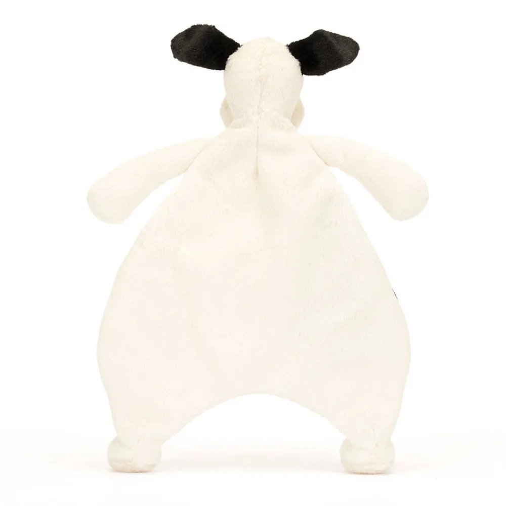 Jellycat Bashful Black & Cream Puppy Comforter