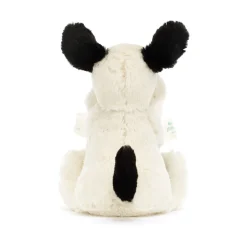 Jellycat Bashful Black & Cream Puppy Soother
