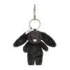 Jellycat Bashful Bunny Inky Bag Charm