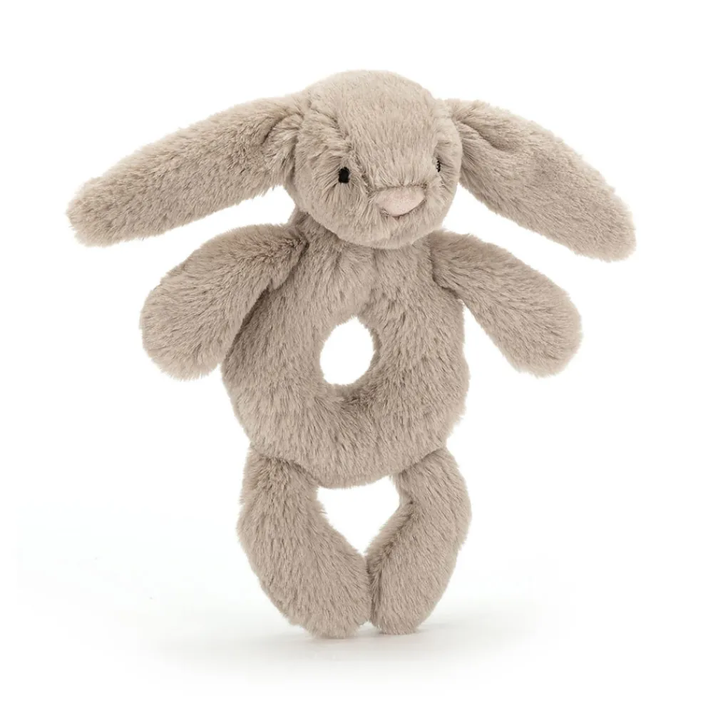 Jellycat Bashful Bunny Ring Rattle