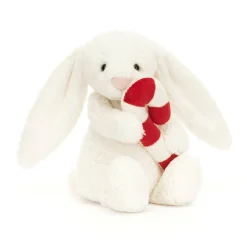 Jellycat Bashful Bunny with Candy Cane