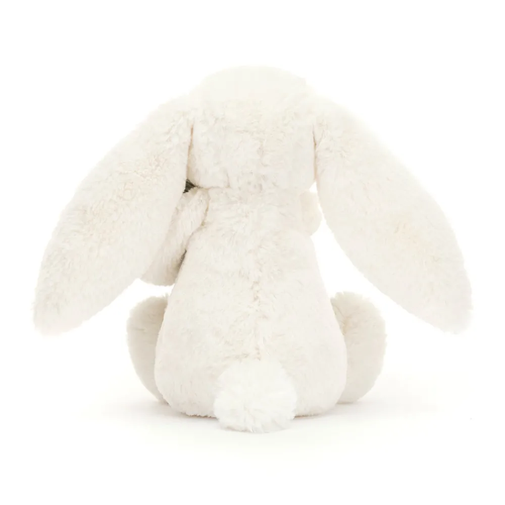 Jellycat Bashful Bunny with Christmas Tree