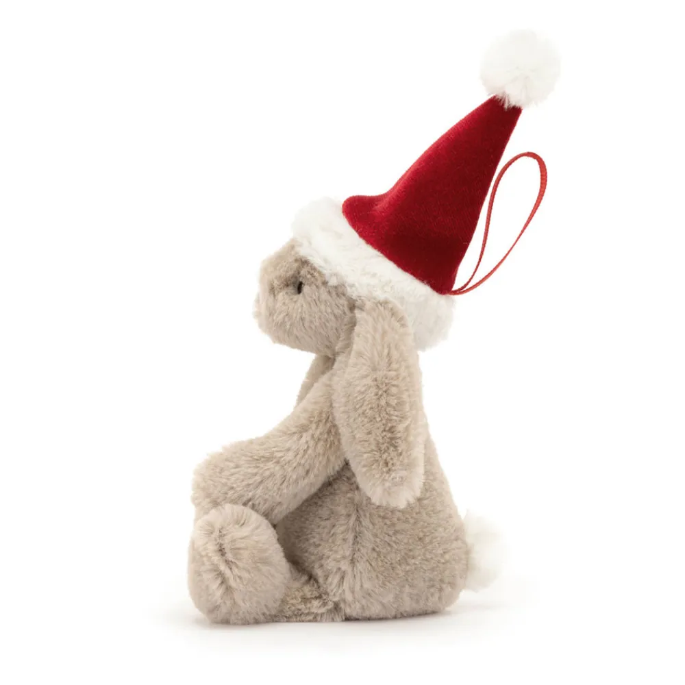 Jellycat Bashful Christmas Bunny Decoration