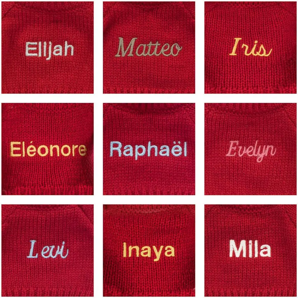 Jellycat Bashful Luxe Bunny Luna with Personalised Red Jumper