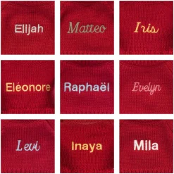 Jellycat Bashful Luxe Bunny Willow with Personalised Red Jumper