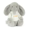 Jellycat Bashful Luxe Elephant Thuddeus with Personalised Cream Jumper