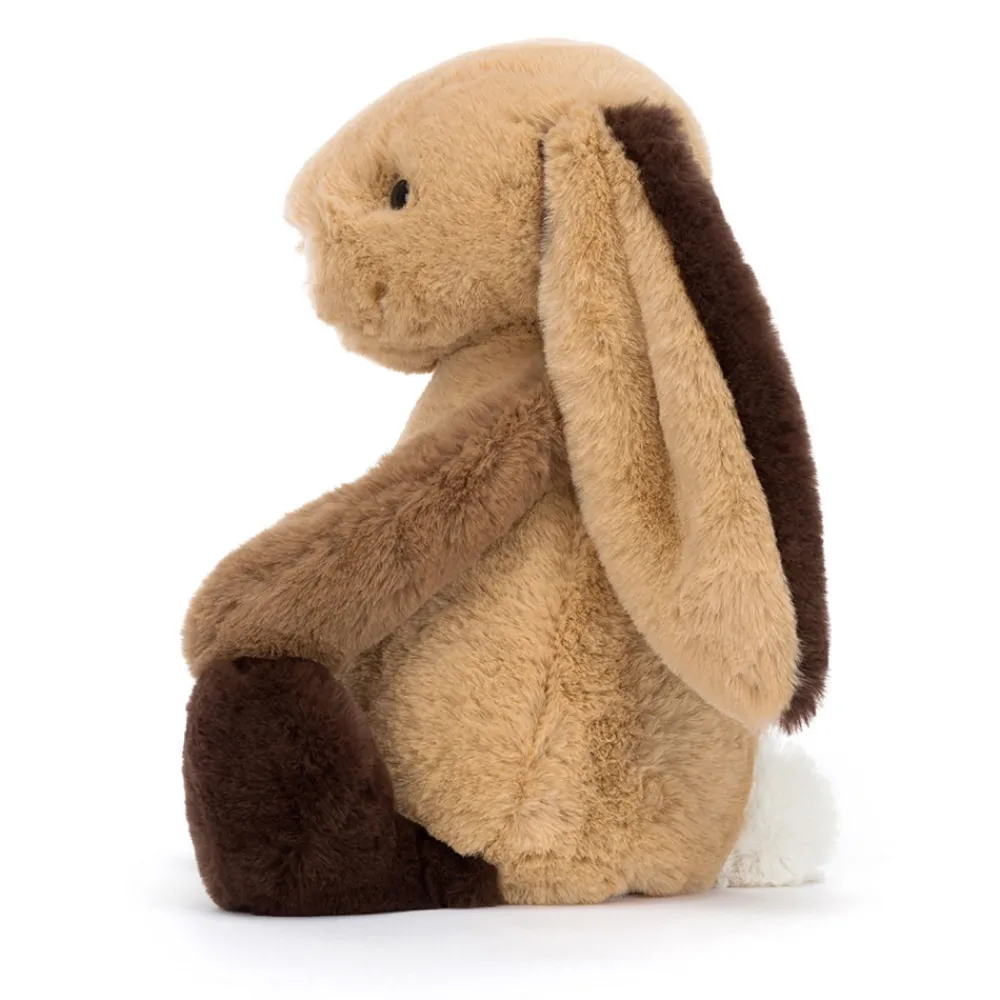 Jellycat Bashful Patchwork Brown Bunny