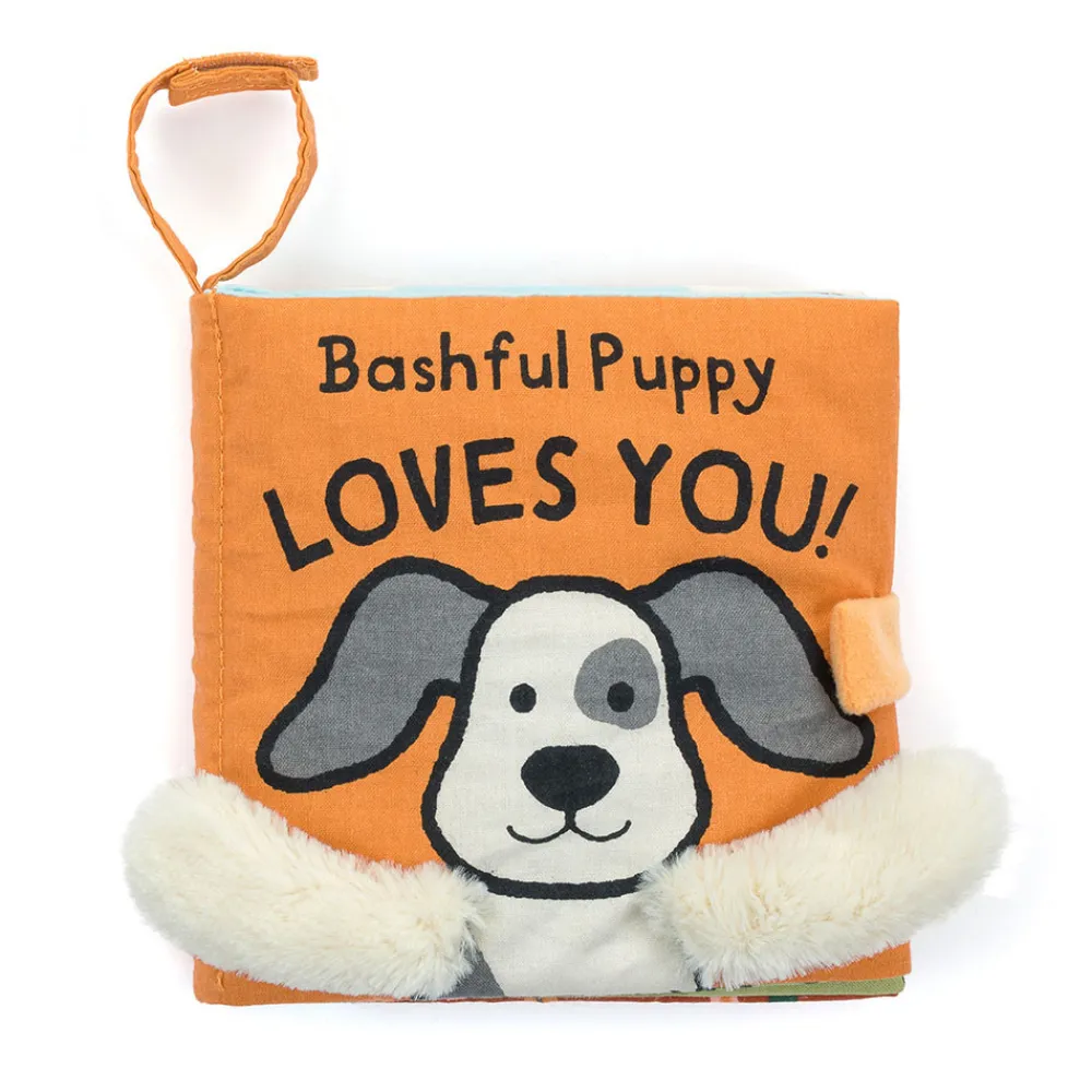 Jellycat Bashful Puppy Loves You Book