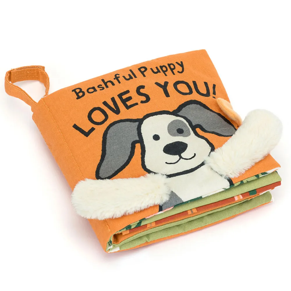 Jellycat Bashful Puppy Loves You Book