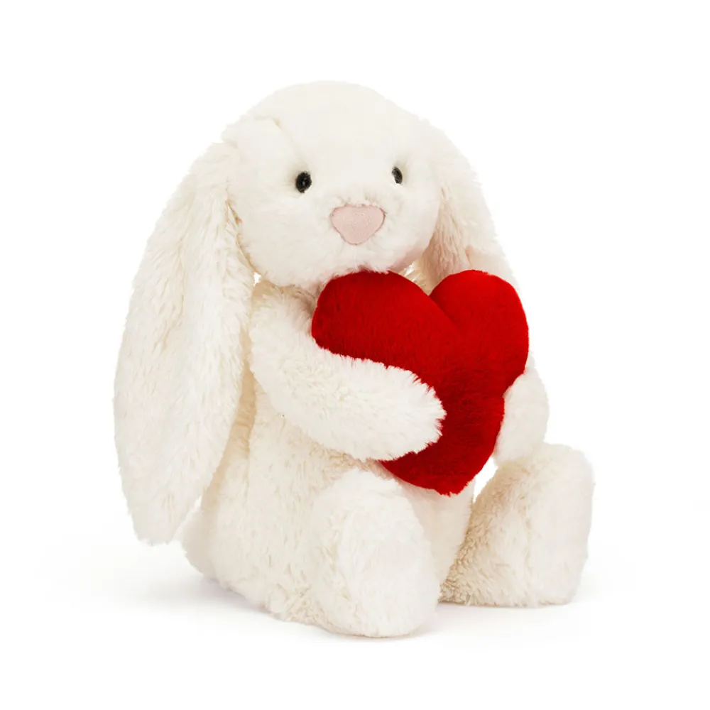 Jellycat Bashful Red Love Heart Bunny