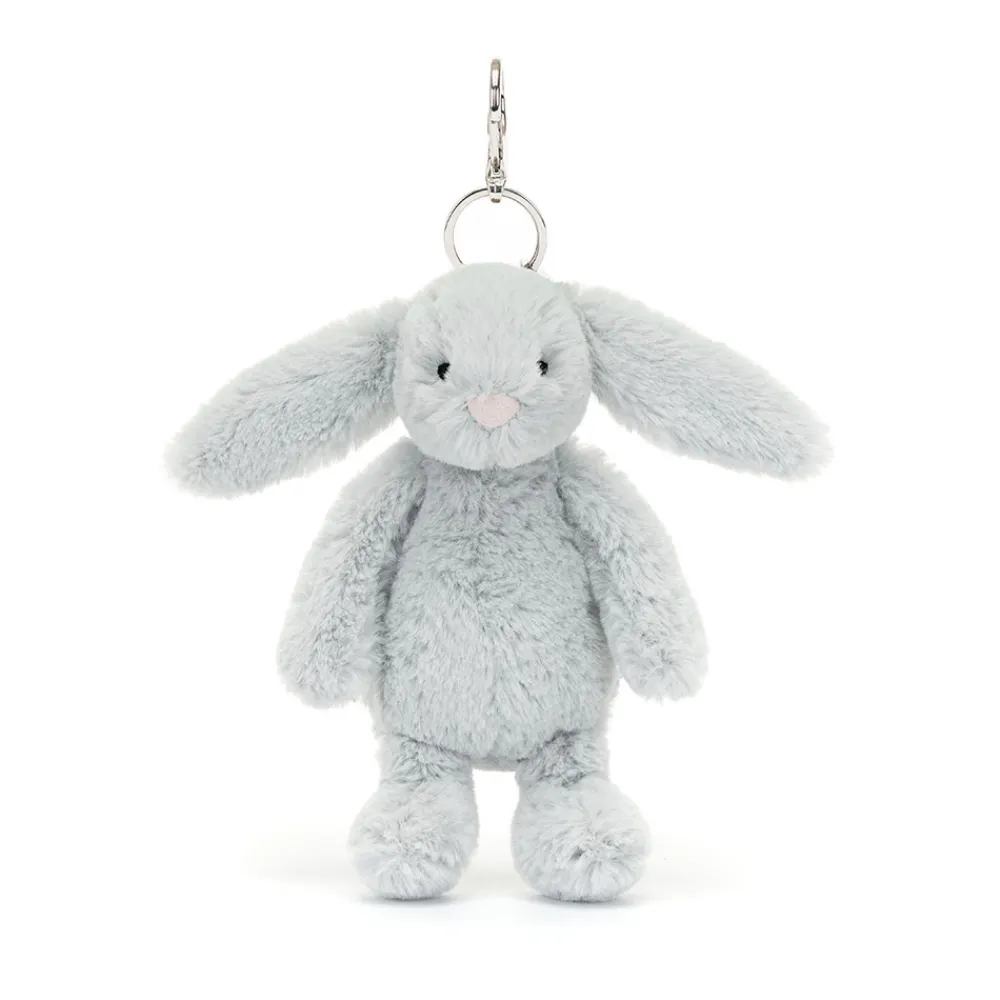 Jellycat Bashful Silver Bunny Bag Charm