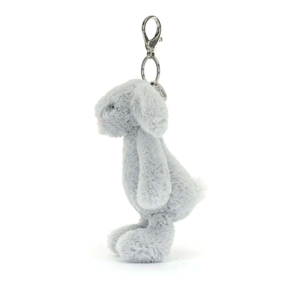 Jellycat Bashful Silver Bunny Bag Charm