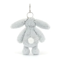 Jellycat Bashful Silver Bunny Bag Charm