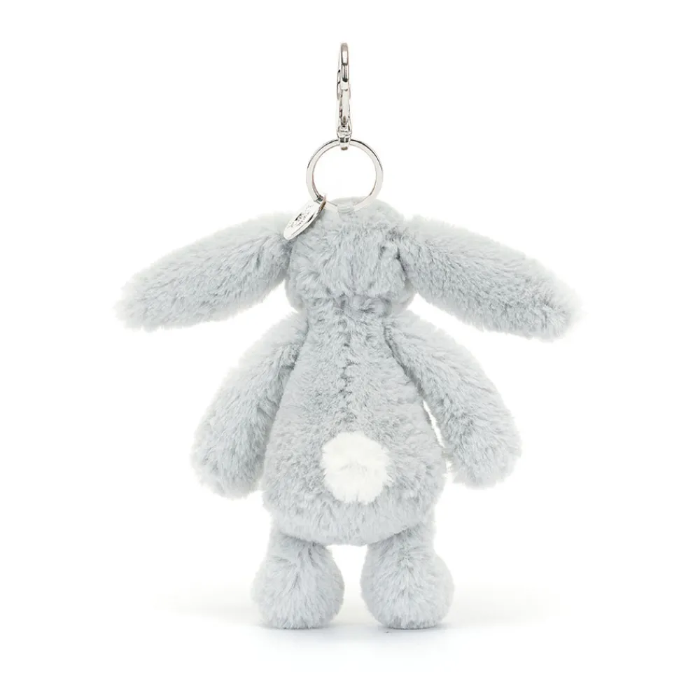 Jellycat Bashful Silver Bunny Bag Charm