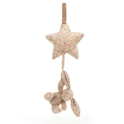 Jellycat Blossom Bea Beige Bunny Musical Pull