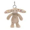 Jellycat Blossom Beige Bunny 'Petal' Bag Charm