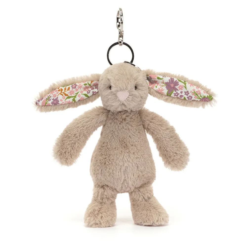 Jellycat Blossom Beige Bunny 'Petal' Bag Charm
