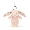 Jellycat Blossom Blush Bunny Bag Charm