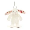 Jellycat Blossom Cream Bunny 'Berry' Bag Charm