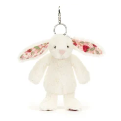 Jellycat Blossom Cream Bunny 'Berry' Bag Charm