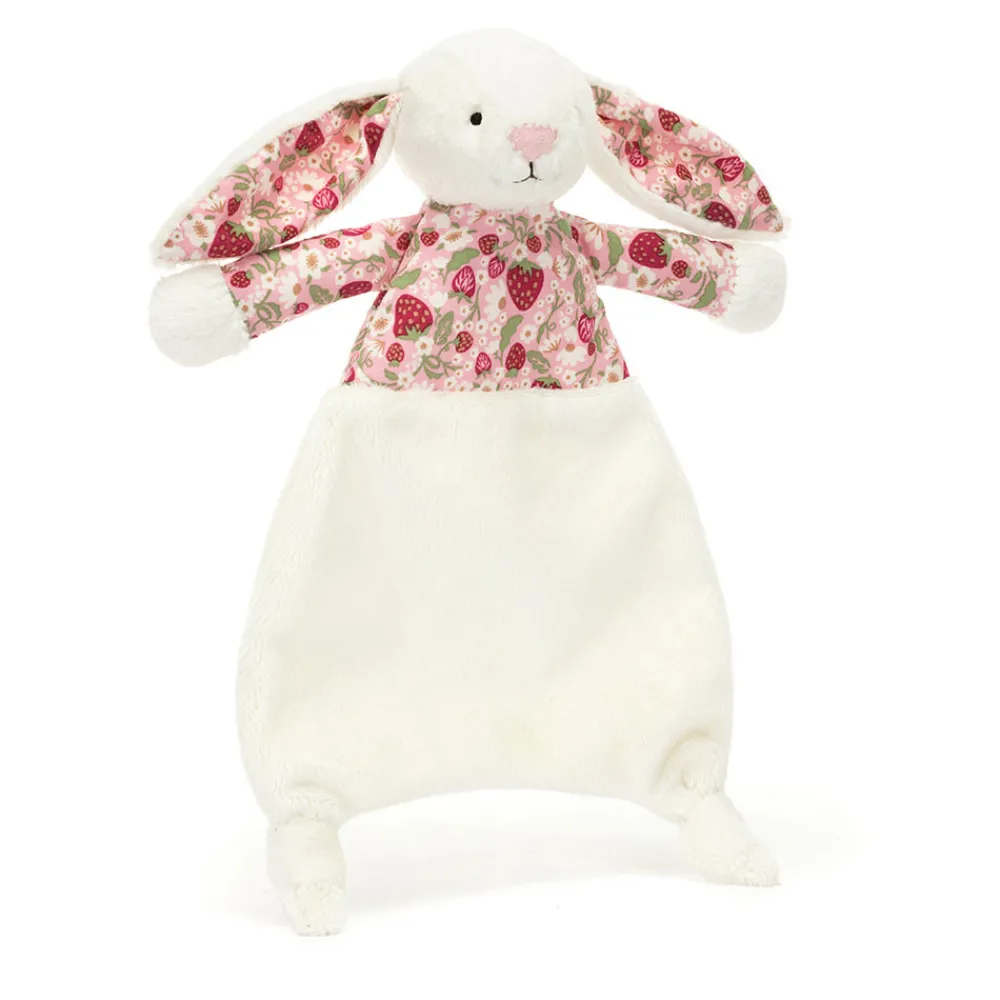 Jellycat Blossom Cream Bunny 'Berry' Comforter