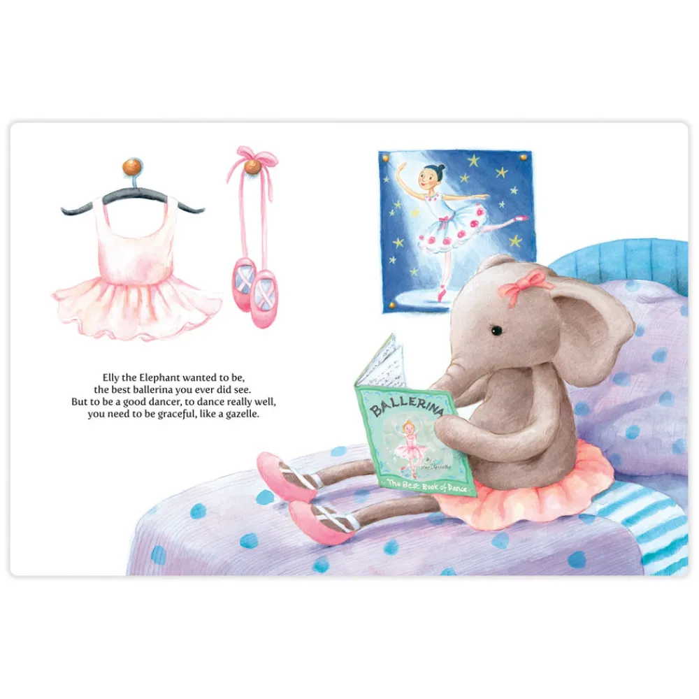 Jellycat Elly Ballerina Book