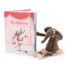 Jellycat Elly Ballerina Book and Dancing Darcey Elephant