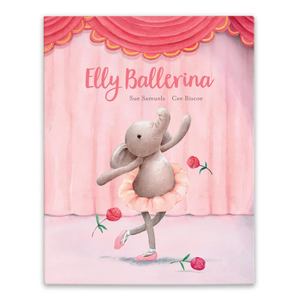 Jellycat Elly Ballerina Book and Dancing Darcey Elephant