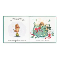 Jellycat Gingerbread Fred Book and Jolly Gingerbread Fred Original