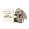 Jellycat Haschen Schnuck Bleibt Wach Buch & Bashful Cottontail Bunny Medium